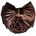 TOOGOO(R) Ladies Brown Bowknot Accent Snood Net Barrette Hair Clip Hairnet