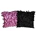 Fallen Leaves Feather Couch Cushion Cover Home Decor Sofa Throw Pillow Case Black