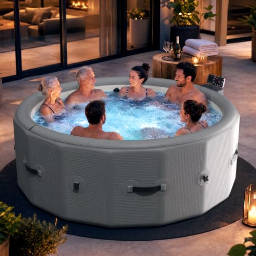 TIMSATIO Inflatable 6-Person Spa