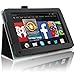 HOTCOOL Kindle Fire 2011 Tablet Case Slim Folding Stand Cover for Amazon Original Kindle Fire (Previous 1st Generation 2011) Tablet, Black
