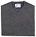 CC Perfect Slim Fit V Neck Sweaters for Men | Lightweight Breathable Mens Sweater | Soft Fitted V-Neck Pullover for Men Dark Charcoal