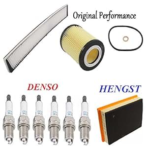 Amazon.com: Tune UP KIT Cabin Air Oil Filters Spark Plugs for BMW X3 E83 2004-2005: Automotive