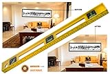 Best Plastic Level From mysonder - 24 inch - Heavy-duty And Light-weight Level - Horizontal & Vertical Levels - Can Be Read From 360 Degrees - Printed Measuring Scale - Money-Back Guarantee