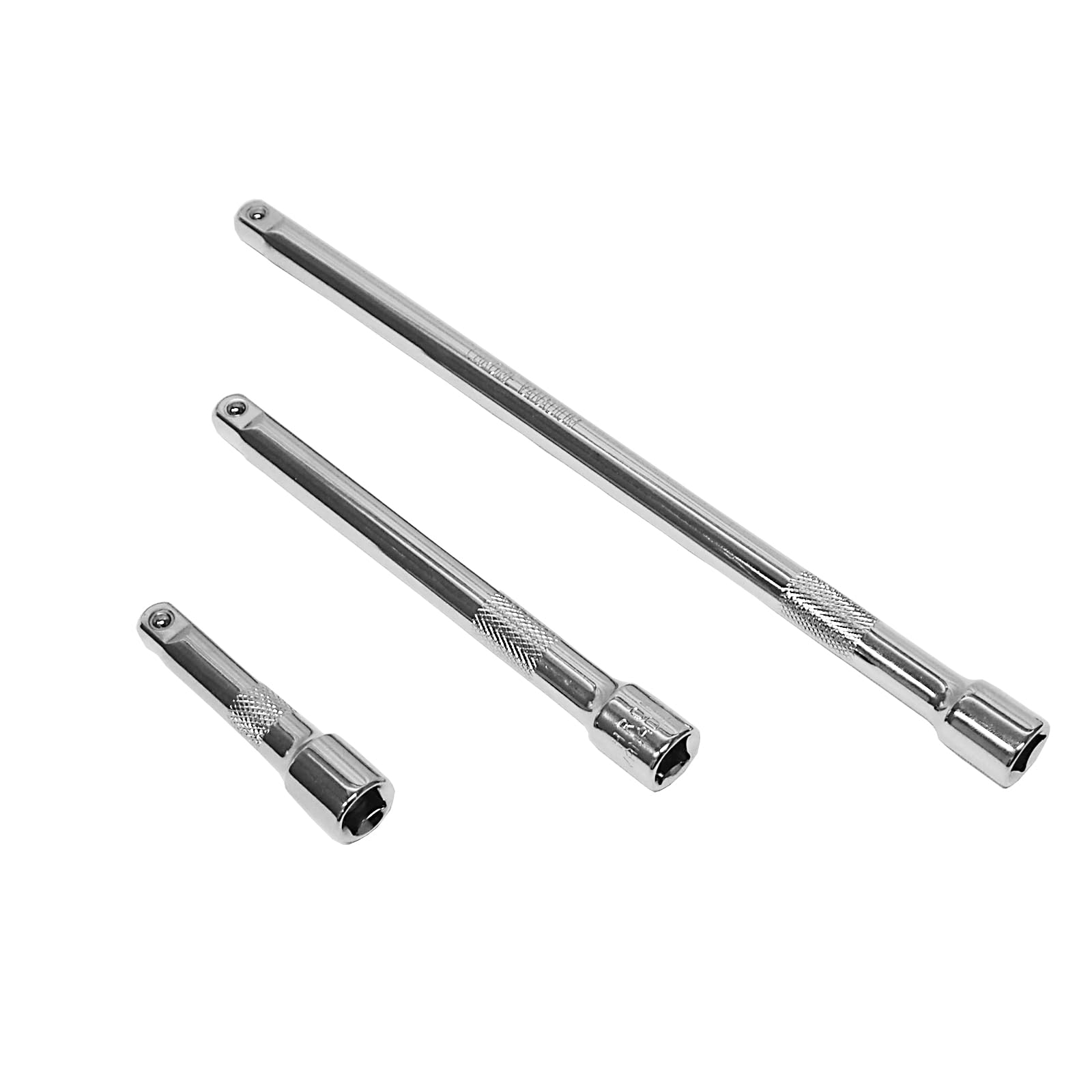 ANMOO 1/4 Inch Drive Wobble Extension Bar,3 Pieces Wobble Extension Bar Set,Extensions Socket Bar Made of Chrome Vanadium Steel for Tight Spaces & Mechanical Repairs