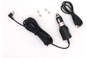 JFXONE Car Power Charger Adapter + USB Cord Compatible with Rand McNally TND 520, 530,540, 720, 730 GPS