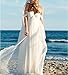 Lovelybride Elegant a Line Empire Long Chiffon Bridal Beach Wedding Dress