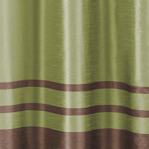 D.R.T Premium Faux Silk Mildew Resistant Fabric Shower Curtain, 70inches by 72Inches