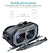 VR Headset AOINE F3 VR Goggles Virtual Reality Headset VR Glasses for 3D Video Movies Games for Apple iPhone, Samsung Sony HTC More Smartphones Black