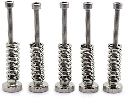 ARQQ Leveling Component M3 Screw Leveling Spring Leveling Knob Suite for 3D Printer Pack of 5