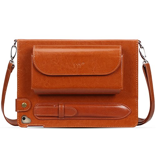 Fyy case for ipad pro 9.7 - luxurious genuine leather c…