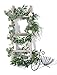 6.6ft Artificial Silver Dollar Eucalyptus and 5.9ft Faux Willow Vines Twigs Leaves Garland String for Wedding Arch Swag Backdrop Greenery Garland Indoor Outdoor