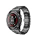 ANCOOL Compatible Garmin Fenix 5X Band Easy Fit 26mm Width Soft Silicone Watch Strap Replacement for Garmin Fenix 5X/Fenix 3/Fenix 3 HR - Black
