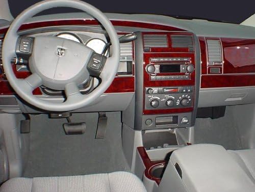 DODGE DURANGO INTERIOR BURL WOOD DASH TRIM KIT SET 2004 2005 2006 2007