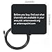 Bamshoot TV Antenna 35 Plus Miles Range Digital HDTV Antenna Free Clear TV for Indoor Antenna with High Reception Flat Antenna Best Indoor Antenna for TV Signals with 16ft Cable USB TV Tuner - Black