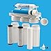 AquaLutio, Premium 5-Stage Reverse Osmosis Filtration Home System For Clean And Healthy Drinking Water Filter System 75 GPD, RO Water Filter System Under Sink & Designer Faucet - Easy Instructions