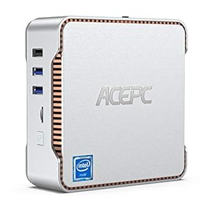 ACEPC Mini PC,8GB DDR4/ 256GB ROM Intel Celeron J4125 Processor Windows 10 Pro Micro Desktop Computer, Support Triple…