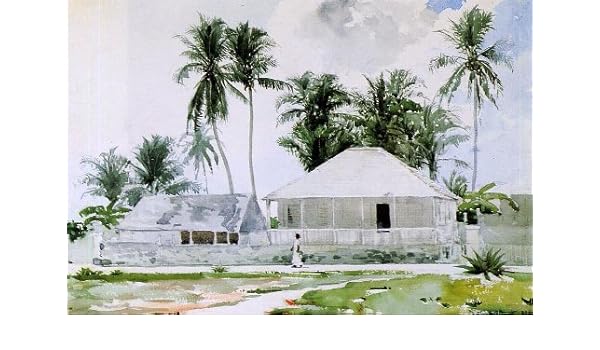 Amazon Com Winslow Homer Cabins Nassau 18 X 27 Premium
