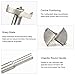 Xilko 5Pcs 15-35mm Tungsten Steel Woodworking Forstner Drill Bits Set Carbide Wood Drilling Rotary Boring Hole Round Shank Cutting Tools