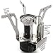 ScivoKaval Camping Cookware, Mini Stove with Piezo Ignition, Folding Spork Set, Outdoor Hiking Backpacking Non Stick Cooking set Picnic Bowl Pot and Pan