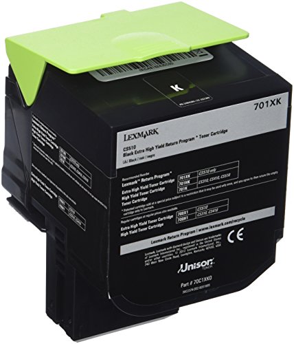Lexmark 70C1XK0 Black Extra High Yield Return Program Toner