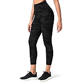 HeyNuts Workout Pro Leggings 21'' Capri, Compression High Waisted Workout Pants