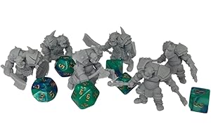 Wolf Premier Products - Large Orc Set of 6 - Resin Miniature - DND - D&D - Dungeons and Dragons - Pathfinder - RPG -Tabletop- Un Painted