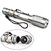 FlashDealer Waterproof Flashlight, 2 PC 5 Modes 3000 Lumens T6 LED Flashlight Torch Light Zoomable Flashlight + 18650 Battery + Dual Charger