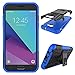 Galaxy J3 Emerge Case,Galaxy J3 2017 Case,[Not Fit J3 2016],APLUS Dual-Layer [Soft TPU Interior] [Durable PC Exterior] Case For Samsung Galaxy J3 (2017)/ J3 Emerge (Black&Blue)