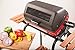 Americana Electric Cart Grill with two folding side tables, shelf and rotisserie