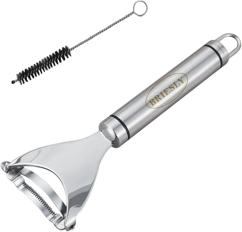 BRIESLY Stainless Steel Corn Cutter Corn Cob Peeler Corn Stripper Kitchen Tool