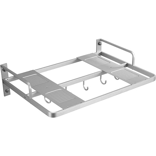 Soporte De Horno De Microondas De Pared De Aluminio Rack De Cocina ...