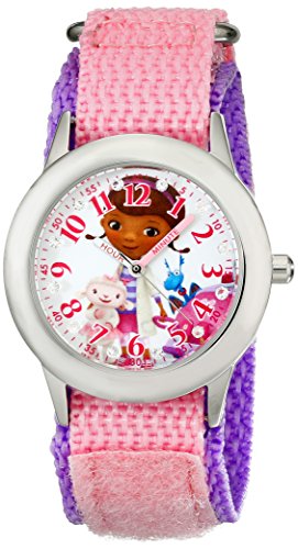 Disney Kids' W001933 Doc McStuffins Analog Display Analog Quartz Pink Watch