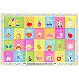 60 Pack - Disposable Placemats - Children's ABC Table Topper