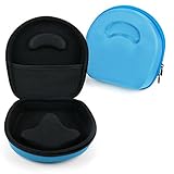 DURAGADGET Hard 'Shell' EVA Headphone Pouch Case (Blue) for The EasySMX KM-666 Kids Headphones