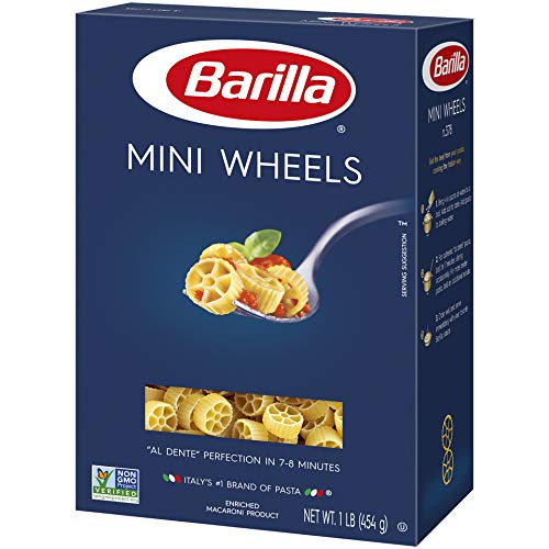 Barilla Pasta, Mini Wheels Pasta, Rotelle, One 16 Ounce Box of Small Pasta - Thumbnail 6