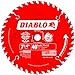 Freud D0740A Diablo 7-1/4 40 Tooth ATB Finishing Saw Blade with 5/8-Inch Arbor, Diamond Knockout, and PermaShield Coating primary