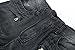 Aiyino Men's Ripped Slim Straight Fit Biker Jeans With Zipper,US 32,Grey