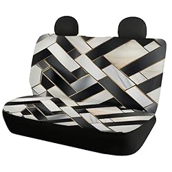 Semiouray Multi-Colour Geometry Print Car Seat