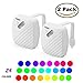 24-Color LED Toilet Bowl Night Light [2Pack] Motion Activated Sensor - Funny Unique Gadget for Mom, Her, Him, Men, Women or Birthday Kid - Cool New Fun Gift Idea, Best Gag Mother's Day Present