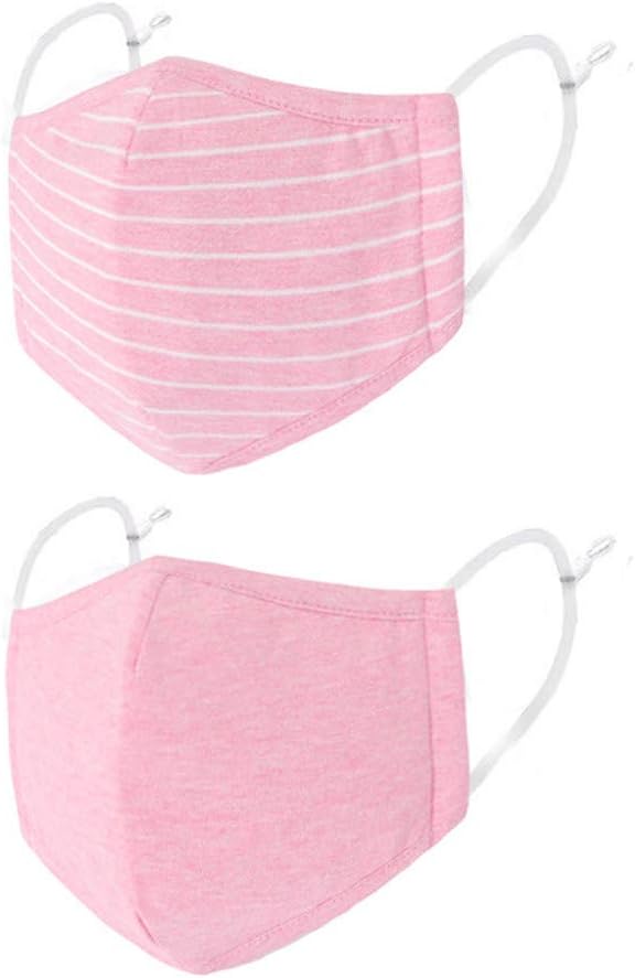Redgiants 2PCS/Set Adjustable 3-Layers Kids Protection 𝐌𝐀𝐒𝐊s Másks Máscara 口罩, Reusable Washable Home Outdoor Dustproof Ʀespirator Mouth ᴍᴀsᴋ Face ᴍᴀsᴋ