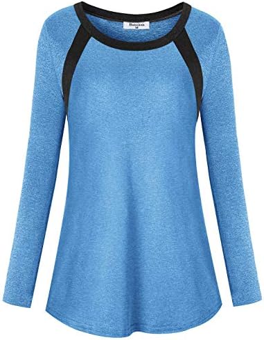 Women's Long Sleeve Workout Tops Cool Dri Fit Yoga Running T Shirts
