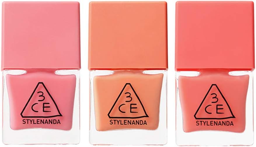 3CE Mood for Blossom Nail Lacquer 3 Colors Set PK24 PE06 CR01