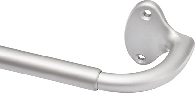 Amazon Basics Extendable Window Curtain Pole 22mm 122-224cm Nickel