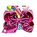 8 Inches JOJO Siwa Hair Bows Alligator Clips for Girls 6pcs Large Bows Hair Barrettes Accessories for Toddler Teens Kids