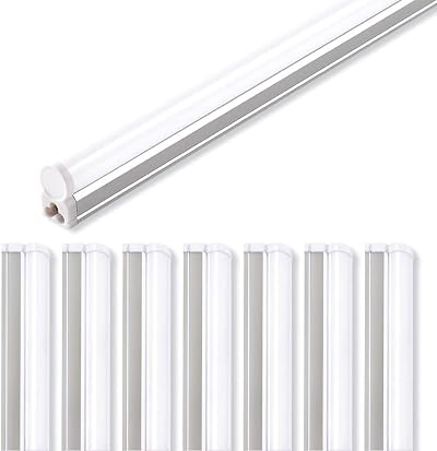 Barrina 4ft LED Batten Light Pack of 8 2200lm 6500K T5 Garage Ceiling Wall
