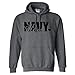 Navy Mom Hooded Sweatshirt
