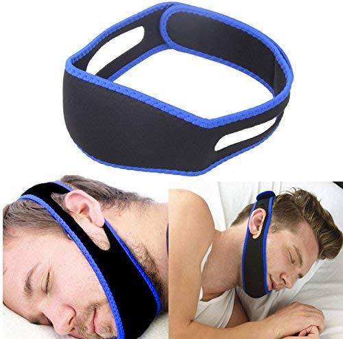 Anti Snoring Chin Strap, Advanced Snoring Solution and Anti Snoring Devices, Adjustable Stop Snoring Head Band for Men and Women Sleep Aid Snoring Devices [2019 Upgraded Version]