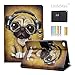 iPad Mini Case - LittleMax [Cards Holder] Ultra Slim Lightweight Thin PU Leather Stand Flip Case Cover with Auto Sleep/Wake for iPad Mini 1/2/3/4-7.9 Inch - Headphone Dog