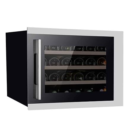 Pevino - Nevera de vino (24 botellas), color negro: Amazon.es ...