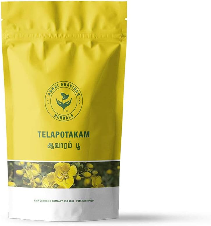 Cassia auriculata (Senna) Flowers Pure Herbal Powder (250 Gram / 8.82 oz)